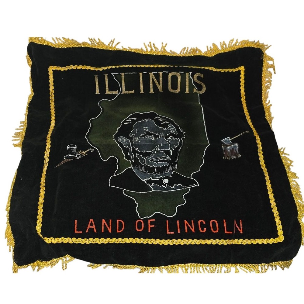 President Lincoln's Pillowcase Historical Library Study Decorative Collectables - Picture 6 of 6